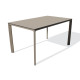 Table de jardin rectangulaire MEET en aluminium et HPL 4/6 personnes EZPELETA