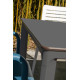 Table de jardin rectangulaire MEET en aluminium et HPL 6 à 8 personnes EZPELETA
