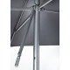 Parasol de jardin ouverture push-up EOLO 250x250 cm en aluminium laqué et toile OLEFIN® EZPELETA