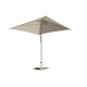 Parasol de jardin ouverture push-up EOLO 250x250 cm en aluminium laqué et toile OLEFIN® EZPELETA