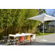 Pied de parasol FLAT diam. 48 mm en acier laqué EZPELETA