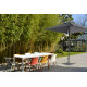 Pied de parasol FLAT diam. 48 mm en acier laqué EZPELETA