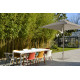 Pied de parasol FLAT diam. 48 mm en acier laqué EZPELETA