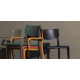 Chaise de jardin empilable TOWN en polypropylène EZPELETA