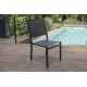 Ensemble table et chaises de jardin en alu/verre pour 12 personnes DCB Garden TOLEDE gris anthracite
