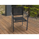 Ensemble table et chaises de jardin en alu/verre pour 12 personnes DCB Garden TOLEDE gris anthracite
