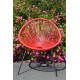Fauteuil salon de jardin en polyéthylène empilable Acapulco