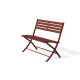 Banc de jardin en aluminium pliable MARIUS CITY GARDEN