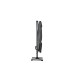 Parasol de jardin carré déporté et inclinable 3x3 gris clair DELORM