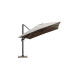 Parasol de jardin rectangulaire déporté et inclinable 4 x 3m DELORM