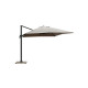 Parasol de jardin rectangulaire déporté et inclinable 4 x 3m DELORM