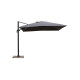 Parasol de jardin carré déporté et inclinable 2m50 DELORM