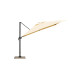 Parasol de jardin carré déporté et inclinable 2m50 DELORM