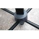 Parasol de jardin carré déporté et inclinable 2m50 DELORM