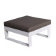 Salon de jardin bas luxe en aluminium 5-6 places - ST TROPEZ - Delorm