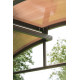 Abri de barbecue en aluminium et polycarbonate DCB Garden - Anthracite