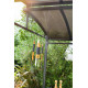 Abri de barbecue en aluminium et polycarbonate DCB Garden - Anthracite