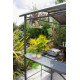 Abri de barbecue en aluminium et polycarbonate DCB Garden - Anthracite