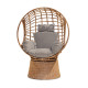 Balancelle de jardin BoraBora en résine tressée avec coussin DCB Garden