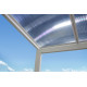 Pergola adossée CIELO 4x3m en polycarbonate et aluminium DCB GARDEN