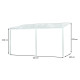 Pergola adossée CIELO 4x3m en polycarbonate et aluminium DCB GARDEN