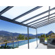 Pergola adossée CIELO 4x3m en polycarbonate et aluminium DCB GARDEN
