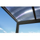Pergola adossée CIELO 4x3m en polycarbonate et aluminium DCB GARDEN