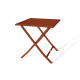 Table salon de jardin pliante et carrée en aluminium pour 2 personnes MARIUS CITY GARDEN