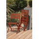 Ensemble table et chaises de jardin en aluminium 4 personnes Marius CITY GARDEN