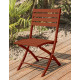 Ensemble table et chaises de jardin en aluminium 4 personnes Marius CITY GARDEN