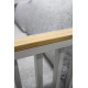Salon de jardin bas NAPOLI en aluminium Gris 5 personnes DCB GARDEN