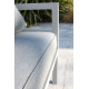 Salon de jardin bas d'angle en aluminium BEAUBOURG 6 places - Paris Garden