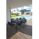 Table salon de jardin extensible en aluminium pour 8 personnes DCB Garden MIAMI