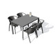 Ensemble table et chaises de jardin 4 personnes Ezpeleta Meet-Fado