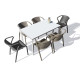 Ensemble table et chaises de jardin 6 personnes Ezpeleta Meet-Fado