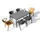 Ensemble table et chaises de jardin 6 personnes Ezpeleta Meet-Fado