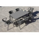 Ensemble table et chaises de jardin 6 personnes Ezpeleta Meet-Fado
