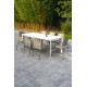 Ensemble table et fauteuils de jardin 8 personnes Ezpeleta Meet-Dock