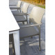 Ensemble table et fauteuils de jardin 8 personnes Ezpeleta Meet-Dock