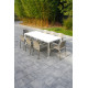 Ensemble table et fauteuils de jardin 8 personnes Ezpeleta Meet-Dock