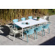 Ensemble table et chaises de jardin 8 personnes Ezpeleta Meet-Fado