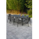 Ensemble table et fauteuils de jardin 8 personnes Ezpeleta Meet-Dock