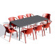 Ensemble table et chaises de jardin 8 personnes Ezpeleta Meet-Fado