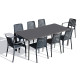Ensemble table et chaises de jardin 8 personnes Ezpeleta Meet-Park