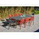 Ensemble table et chaises de jardin 8 personnes Ezpeleta Meet-Town