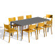 Ensemble table et chaises de jardin 8 personnes Ezpeleta Meet-Town