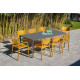 Ensemble table et chaises de jardin 8 personnes Ezpeleta Meet-Town