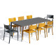Ensemble table et chaises de jardin 8 personnes Ezpeleta Meet-Town
