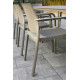 Ensemble table et fauteuils de jardin 8 personnes Ezpeleta Meet-Dock
