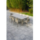 Ensemble table et fauteuils de jardin 8 personnes Ezpeleta Meet-Dock